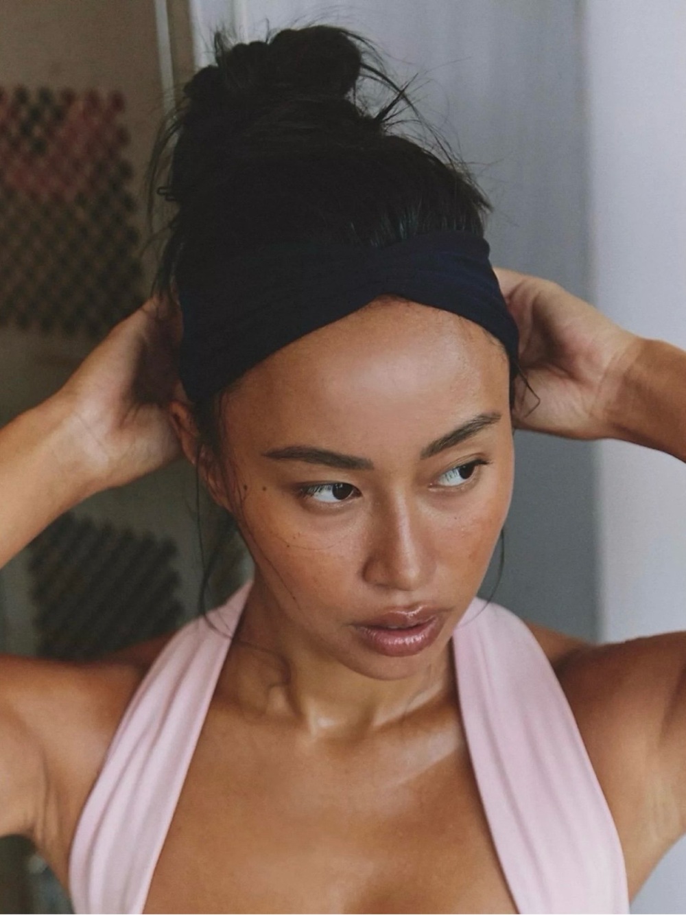 Free People FP Movement Slam Dunk Silicone Grip Soft Headband